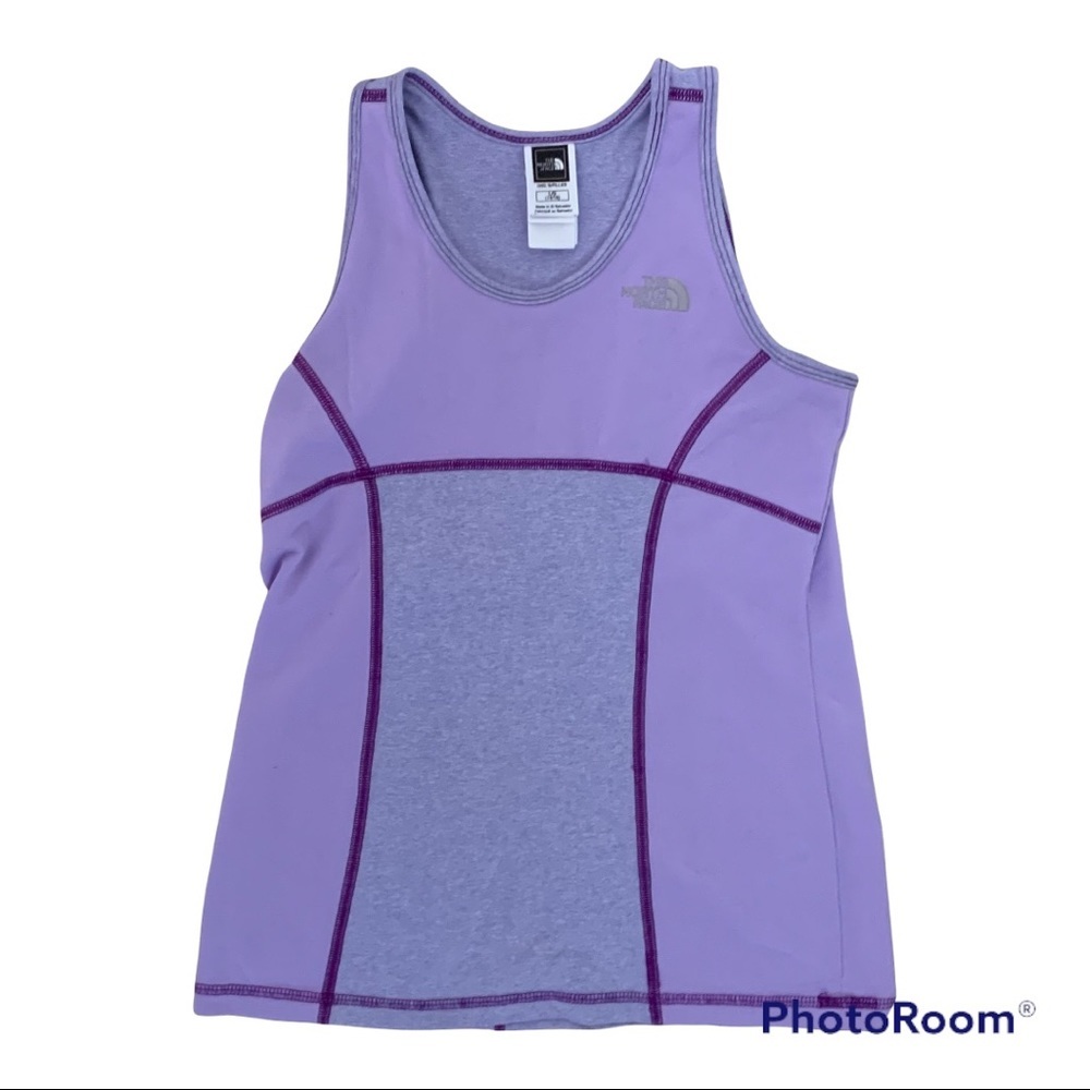 TNF The North Face GIRLS' MOKSHA PERFORMANCE TANK lilac purple youth Large 14/16